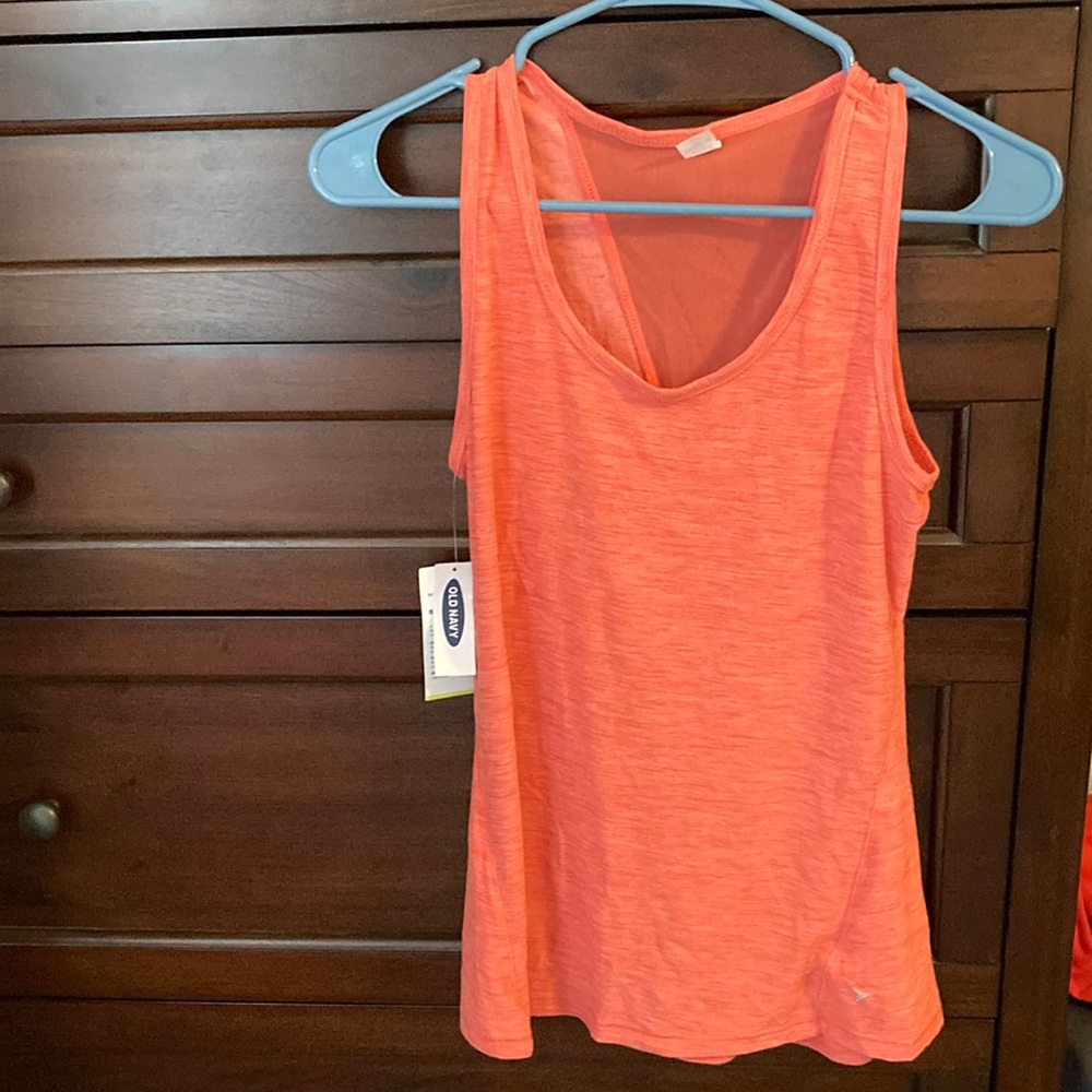 NWT Old Navy Active Coral tank